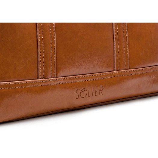 Men's leather shoulder laptop bag SL02 ABERDEEN