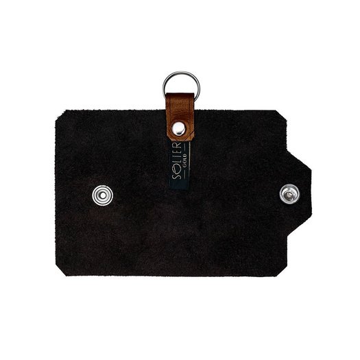 Leather men's key holder SOLIER SA11 Vintage Brown