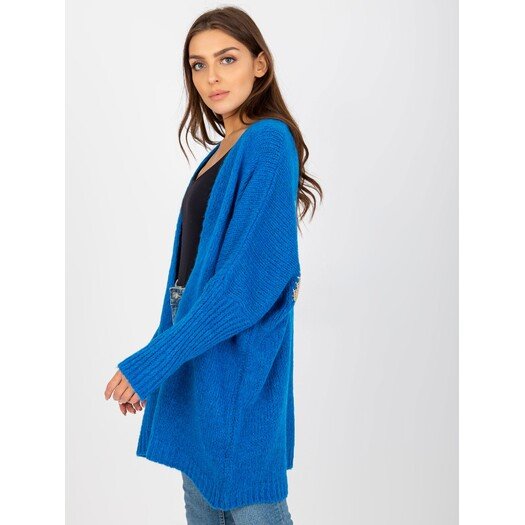 Cardigan-TW-SW-BI-M2201.87-tamsiai mėlyna