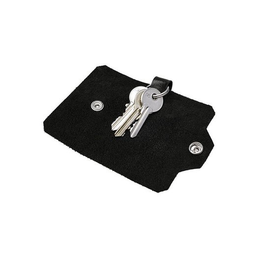 Leather men's key holder SOLIER SA11 BLACK