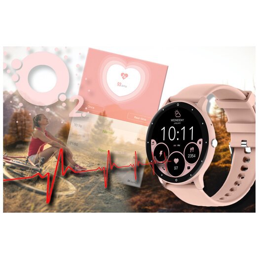 Išmanusis laikrodis unisex Rubicon RNCF16 - BLUETOOTH CALL, TRENING GOOGLE FIT (sr058d)