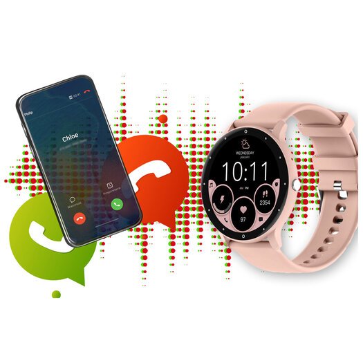 Išmanusis laikrodis unisex Rubicon RNCF16 - BLUETOOTH CALL, TRENING GOOGLE FIT (sr058d)