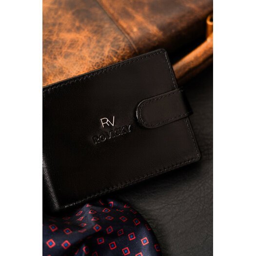 Leather wallet RFID ROVICKY RV-7680286-L-BCA-460