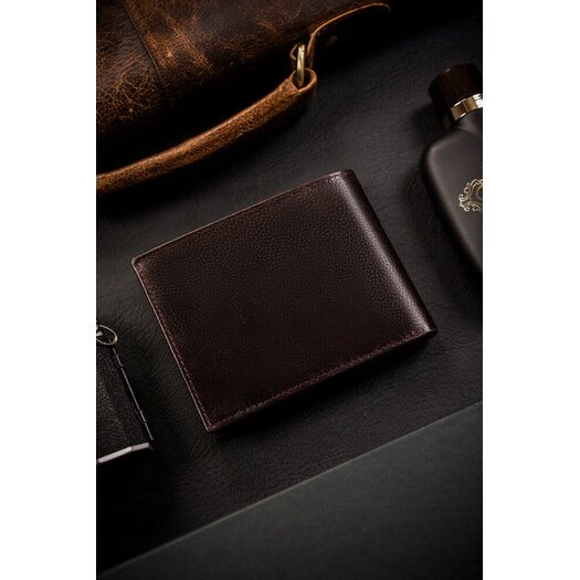 Leather wallet RFID ROVICKY N992-RPVT-BL