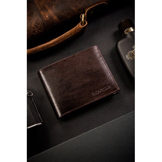 Leather wallet RFID ROVICKY N992-RPVT-BL