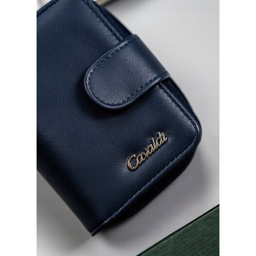 Leatherette wallet RFID 4U CAVALDI N116-APU-BL