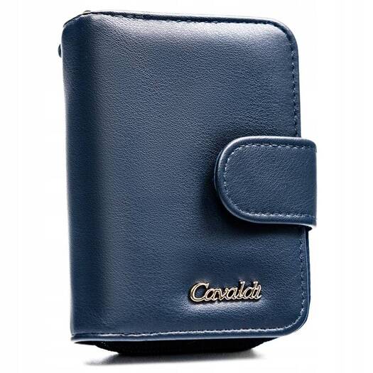 Leatherette wallet RFID 4U CAVALDI N116-APU-BL