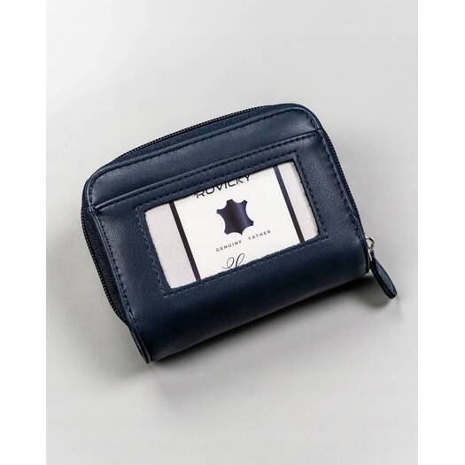 Leatherette wallet RFID 4U CAVALDI N116-APU-BL