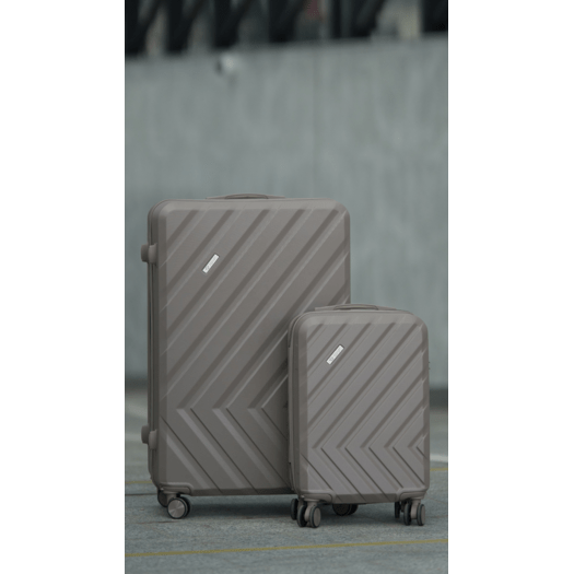 MEDIUM SUITCASE 22  STL945 ABS DARK GREY