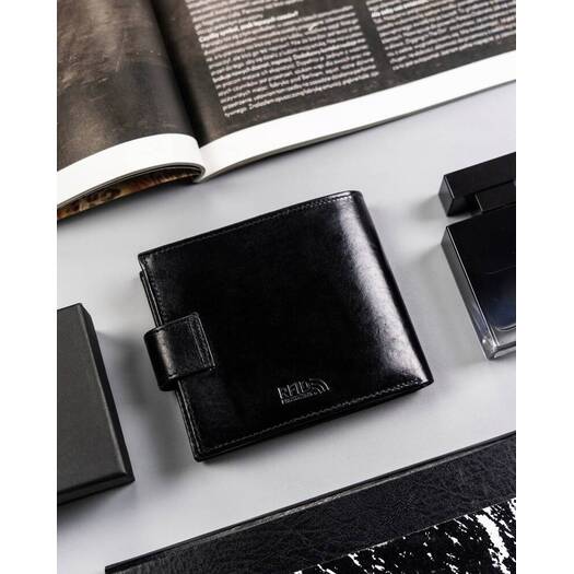 Leather wallet RFID PETERSON PTN 22305L-VT-T