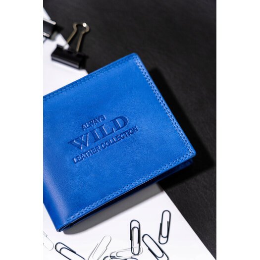 Leather wallet ALWAYS WILD AW-N5-MAL