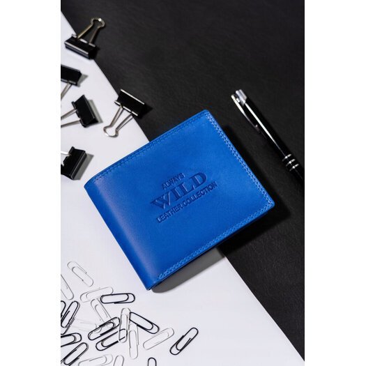 Leather wallet ALWAYS WILD AW-N5-MAL