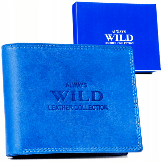 Leather wallet ALWAYS WILD AW-N5-MAL