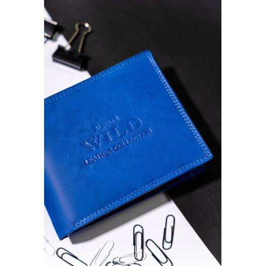 Leather wallet ALWAYS WILD AW-N7-MAL