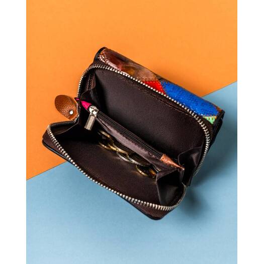 Leather wallet ROVICKY R-64098-PAT