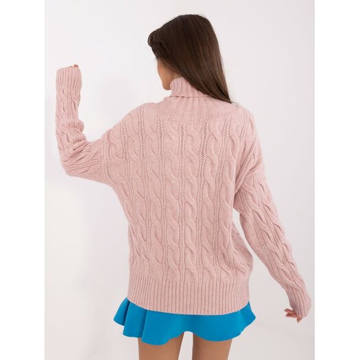 Sweter-AT-SW-23445.00-jasny różowy