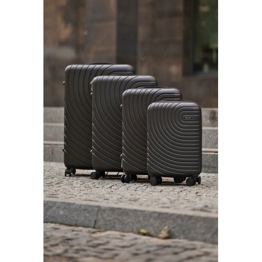 SUITCASE M 24   STL945 ABS DARK GREY