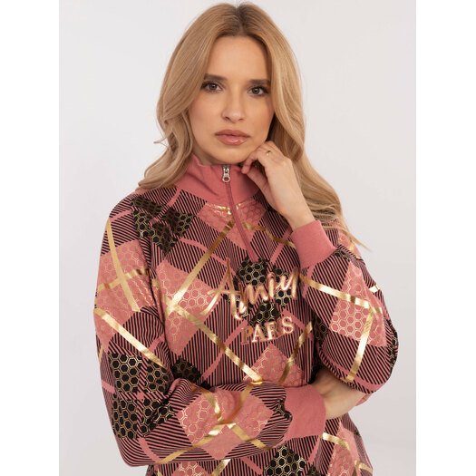 Bluza-CLM-BL-1259.59-ciemny różowy