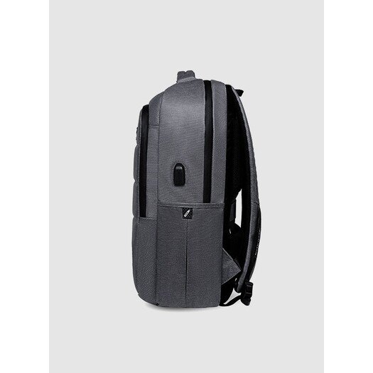 Arctic Hunter B00443 Smart Business Travel BackPack With Three Compartments And USB Charging Port - Black