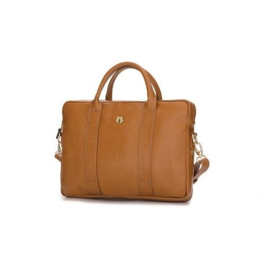 Elegant shoulder laptop bag Felice Gold Dulce