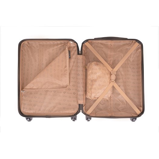 SMALL SUITCASE | STL946 ABS ROSE GOLD