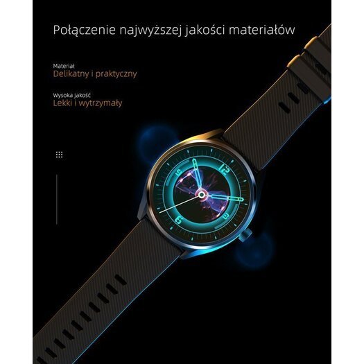 IŠMANUSIS LAIKRODIS SMARTWATCH G. Rossi SW012-3 silver/gray + dodatkowa BRANSOLETA (zg315c)