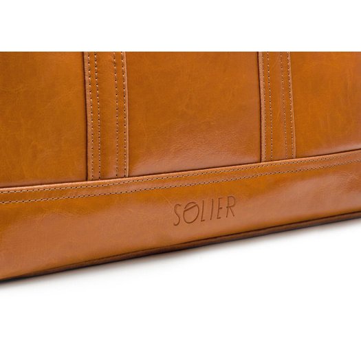 Men's leather shoulder laptop bag SL02 ABERDEEN