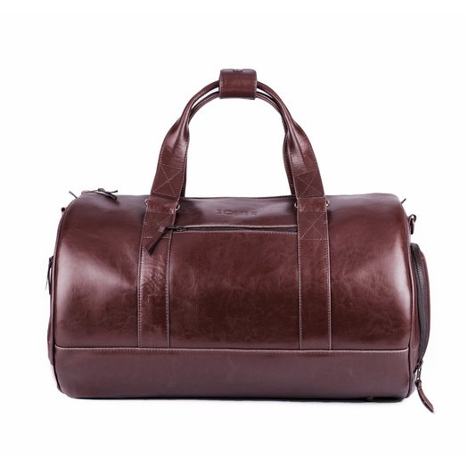 GENUINE LEATHER MEN S WEEKEND BAG SL19 BRANDON VINTAGE BROWN