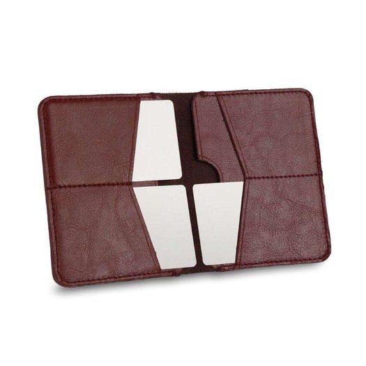 Slim leather men's wallet SOLIER SW10 SLIM BROWN