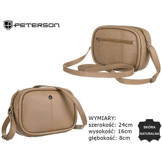 Leather bag PETERSON PTN TOR-307-SNC