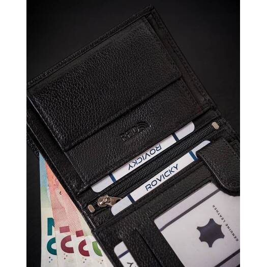 Leather wallet RFID 4U CAVALDI N4-GPDM