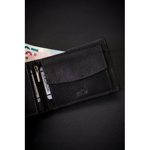 Leather wallet RFID ROVICKY RV-7680286-B-BCA-461