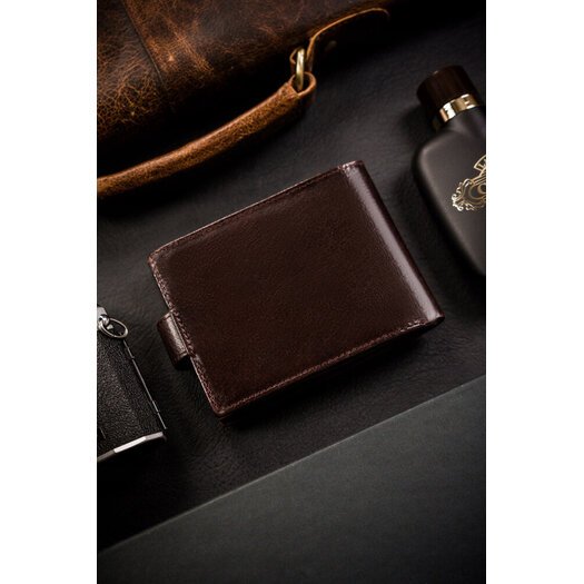 Leather wallet RFID ROVICKY N61L-RPVT-BL