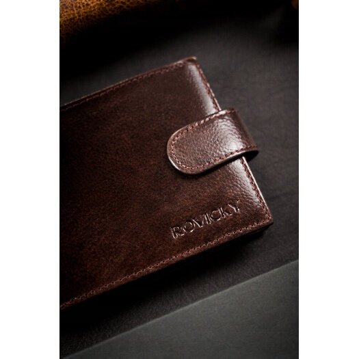 Leather wallet RFID ROVICKY N61L-RPVT-BL