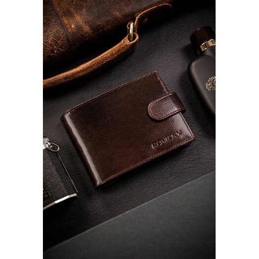 Leather wallet RFID ROVICKY N61L-RPVT-BL