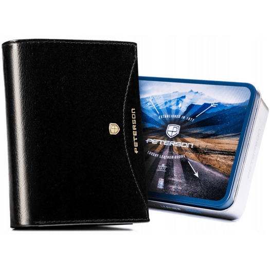 Leather wallet RFID PETERSON PTN 324.01