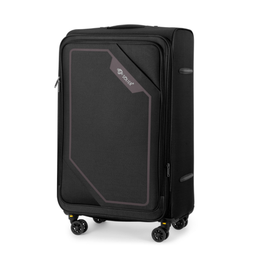 Medium soft luggage M 23   Solier STL2240 black-brown