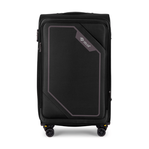 Medium soft luggage M 23   Solier STL2240 black-brown