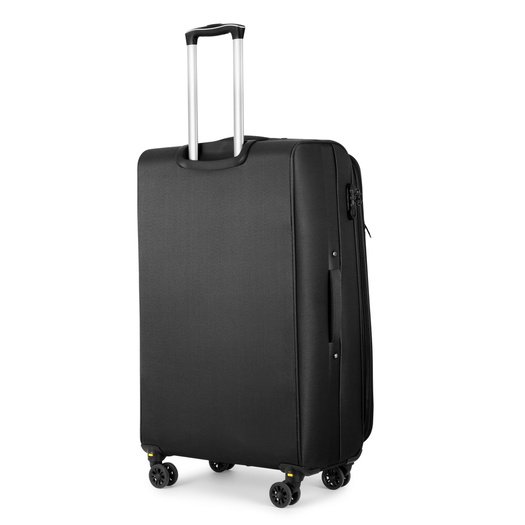 Medium soft luggage M 23   Solier STL2240 black-brown