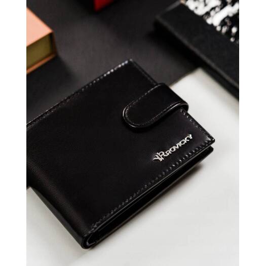 Leather wallet RFID ROVICKY RV-8190L-AAX