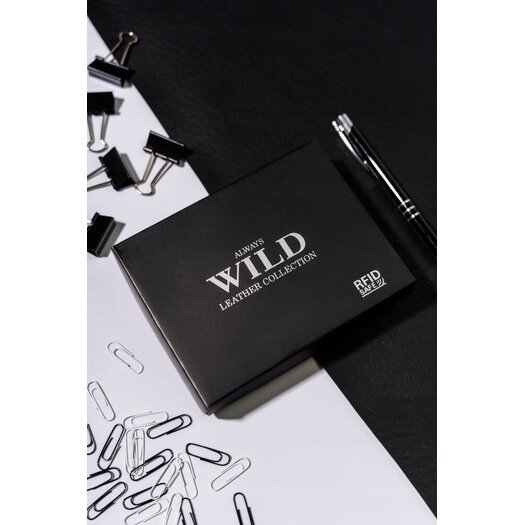 Leather wallet RFID ALWAYS WILD N4L-P-GCL