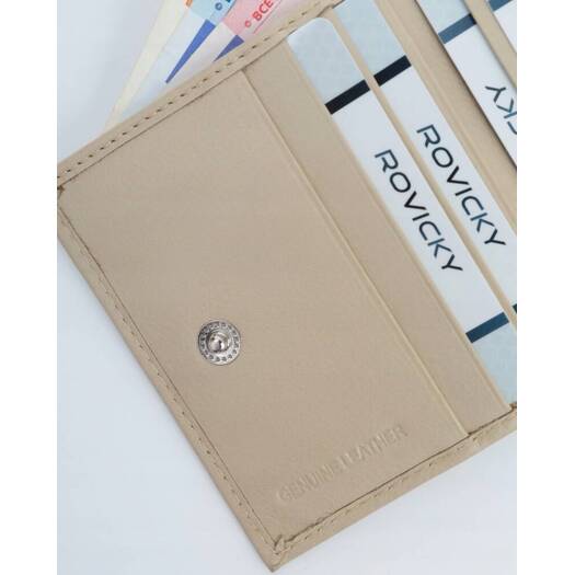 Leather wallet ROVICKY R-23-26-LFN