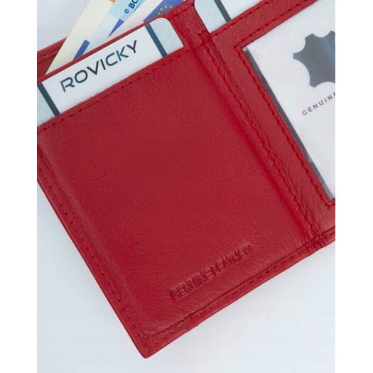 Leather wallet ROVICKY R-18-LFN