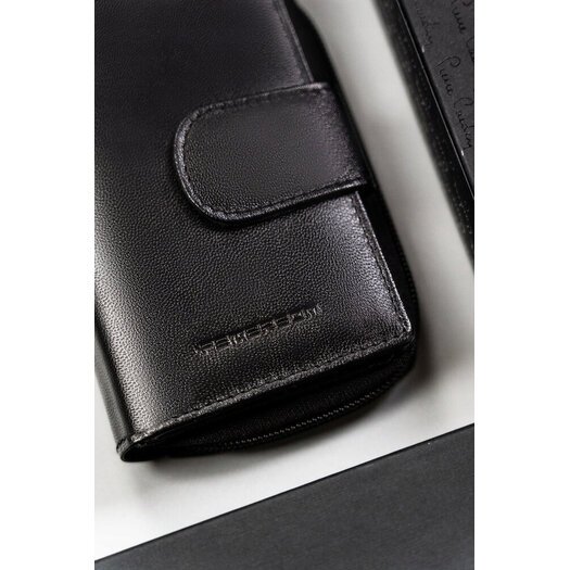 Leather wallet RFID PETERSON PTN RD-41-GCL