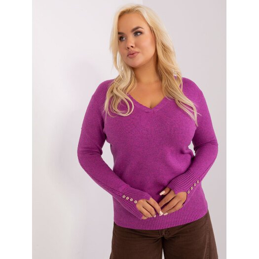 Sweter-PM-SW-PM-3817.07-fioletowy