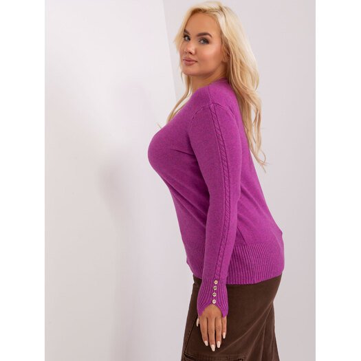 Sweter-PM-SW-PM-3817.07-fioletowy