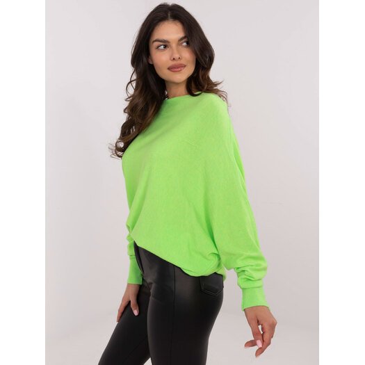 Sweter-DHJ-SW-8862.91-fluo zielony