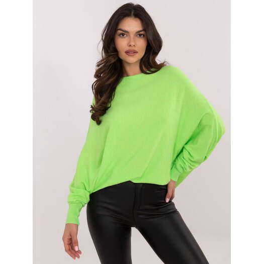 Sweter-DHJ-SW-8862.91-fluo zielony