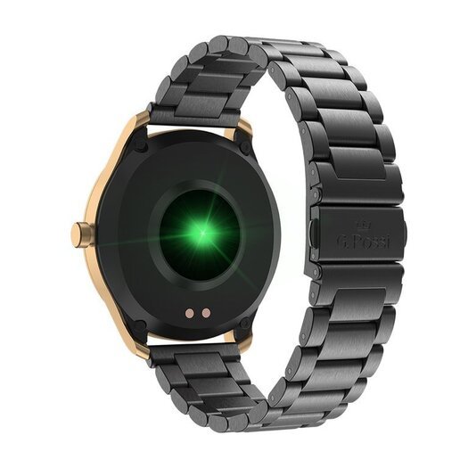 IŠMANUSIS LAIKRODIS SMARTWATCH G. Rossi SW012-4 gold/black + dodatkowa BRANSOLETA (zg315d)