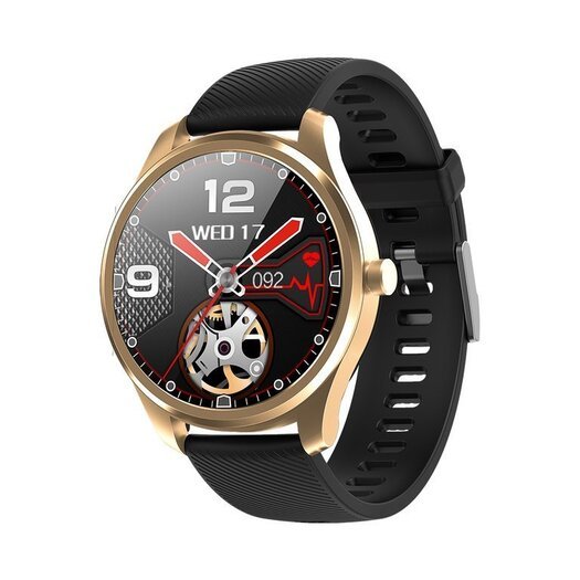 IŠMANUSIS LAIKRODIS SMARTWATCH G. Rossi SW012-4 gold/black + dodatkowa BRANSOLETA (zg315d)